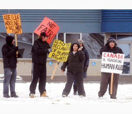 Canadian protest human rights