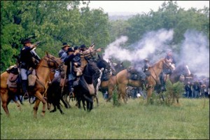 Blacks included in Civil War re-enactment. Photo Credit: Arkansas.com
