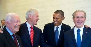 Four of our living presidents participated in the summit. Photo Credit: ourpresidents.tumblr.com